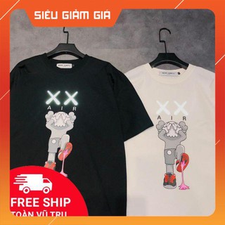 Áo thun tay lỡ kaws 10 phản quang Unisex