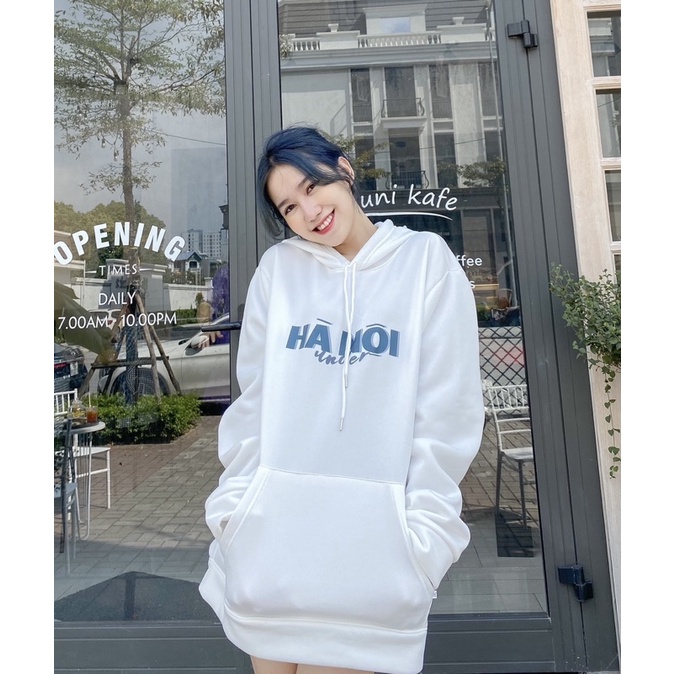 Áo Hoodie Drew nam nữ, áo sweater Chất nỉ bông dầy dặn , form rộng under Hà Nội Nam Nữ Unisex - In Hình Local Brand