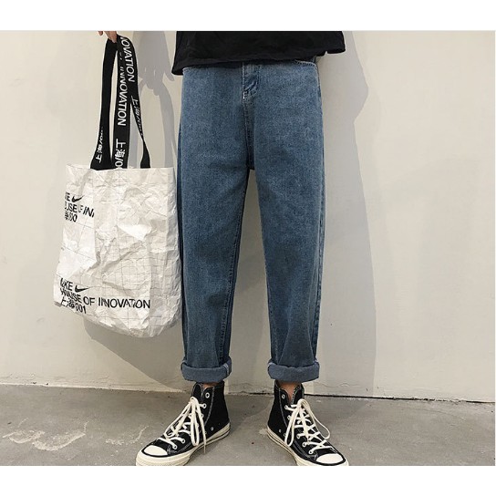 Quần Jeans Baggy Thời Trang Phong Cách Unisex Phong Cách Trẻ Trung Năng Động | BigBuy360 - bigbuy360.vn