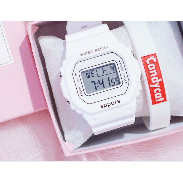 ⭐ Rẻ Vô Địch ⭐ Đồng hồ điện tử unisex SPPORS dây nhựa siêu đẹp DH005
