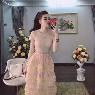 Váy ren tầng cao cấp