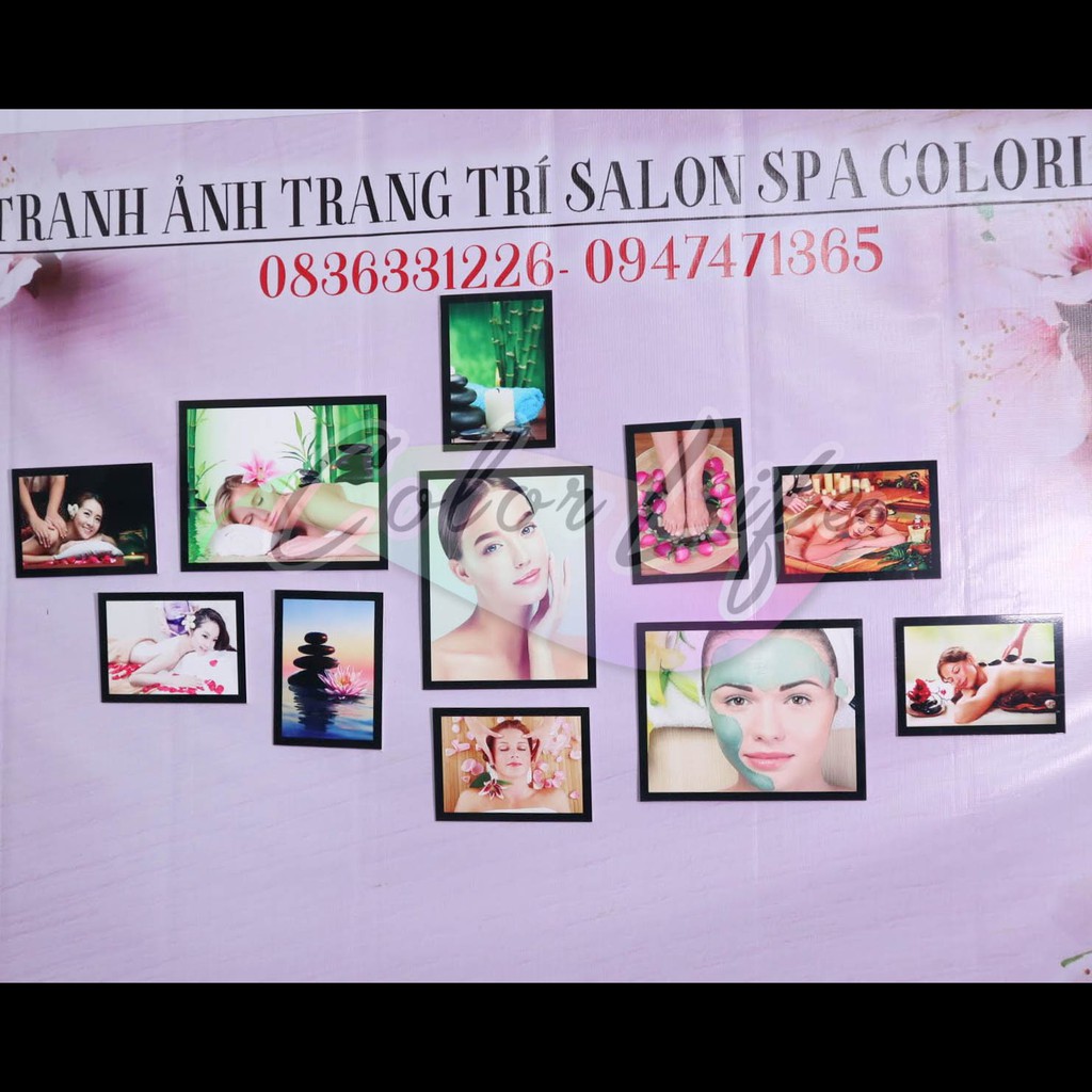 TRANH SPA DÁN TREO TƯỜNG 3D TRANG TRÍ DECOR PHÒNG SPA ĐẸP CAO CẤP GIÁ RẺ -CEOSPA2 -ÁNH DƯƠNG