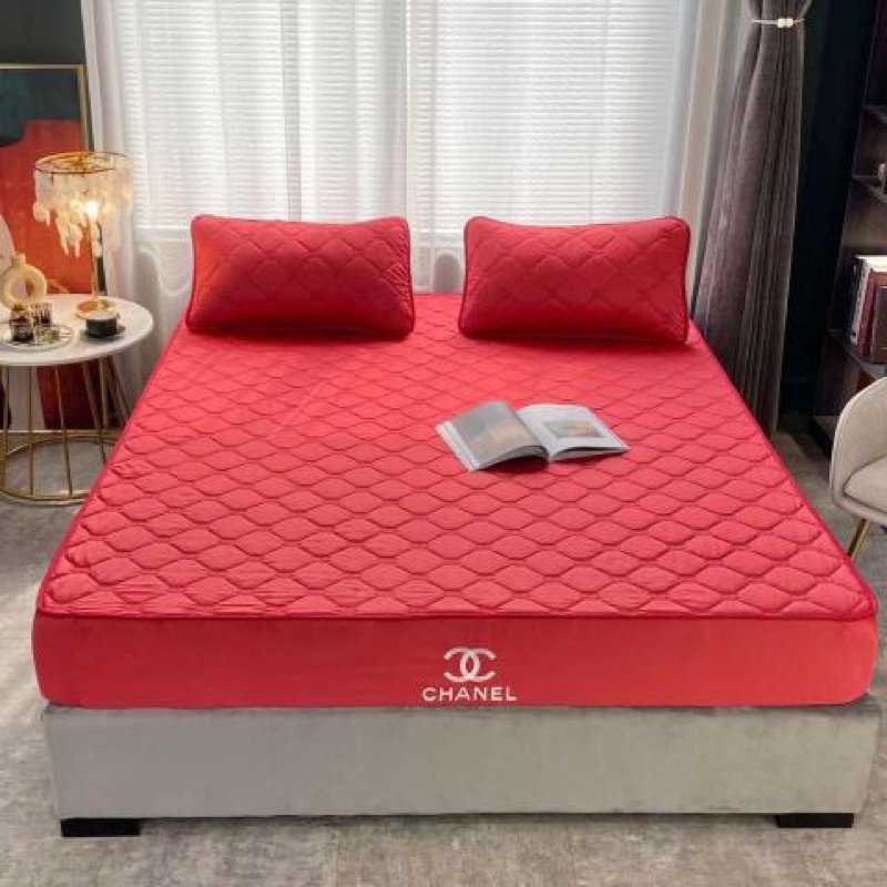 SÉT GA GỐI LỤA SATEEN TRẦN BÔNG THƯƠNG HIỆU CAO CẤP