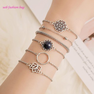 Bộ 6 vong đeo tay nữ phong cách boho thời trang cho nữ