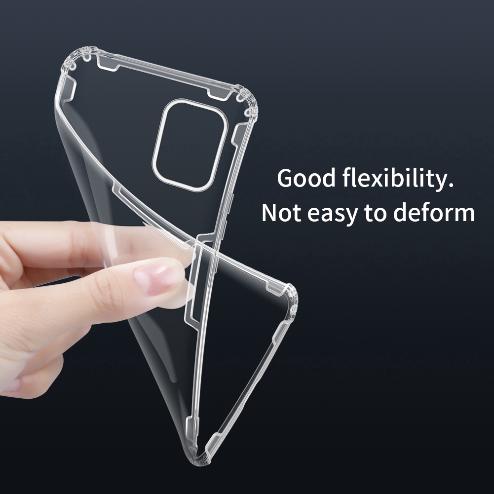 Ốp điện thoại NILLKIN bằng silicone mềm trong suốt cho Xiaomi Mi 10 Lite / Mi 10 Youth 5G