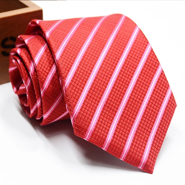 Cà Vạt 8CM Sọc Ca Rô Thời Trang Lịch Lãm Cho Nam