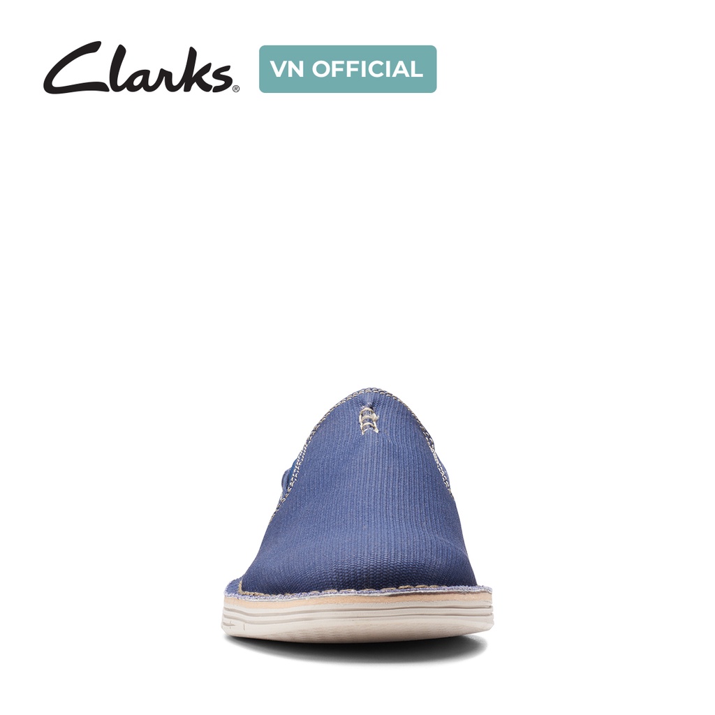 Giày Sục Nam CLARKS Forge Free màu Xanh Blue