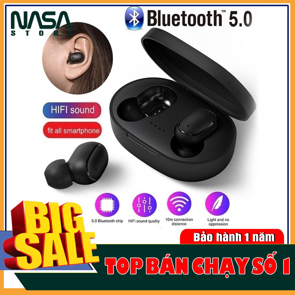 Tai Nghe Bluetooth XiaoMi Mini A6s MiPods True Wireless - Bass Cực Mạnh,Công nghệ 5.0 - BẢO HÀNH ĐỔI MỚI