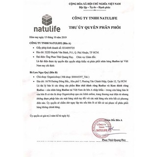 Kem đánh răng hữu cơ Radius Cho bé
