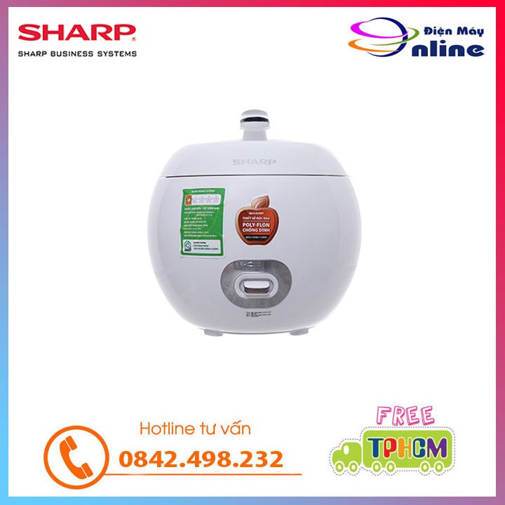 (Giá Tại Kho) Nồi Cơm Điện Sharp KS-A08V - 0.72 Lít
