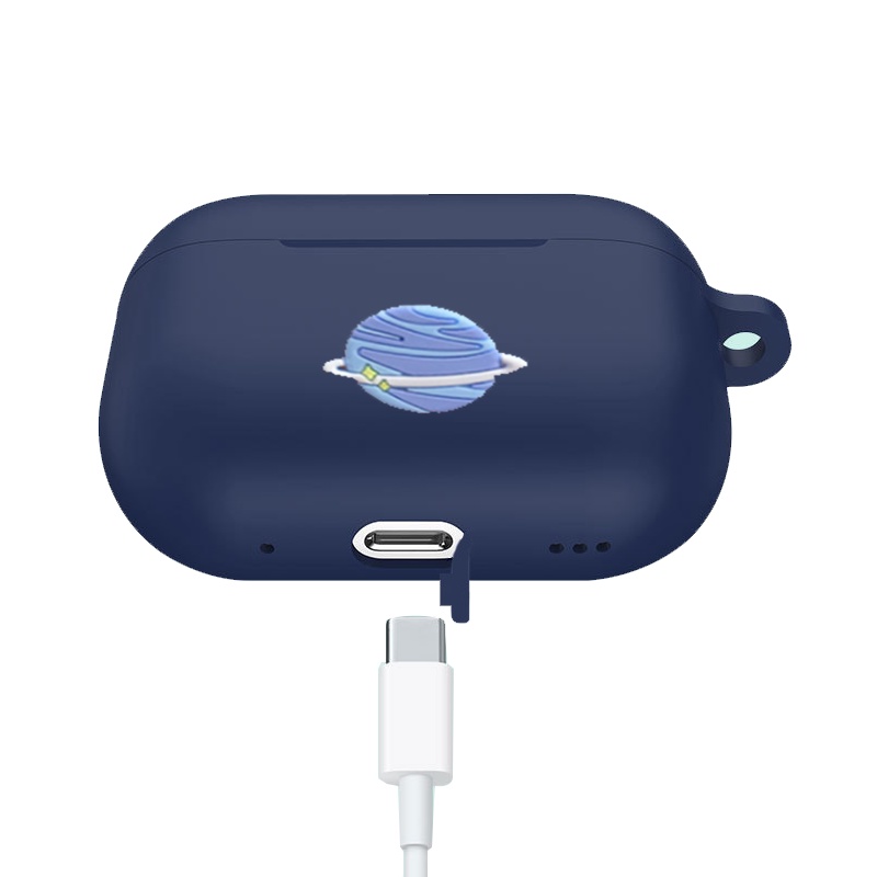 Vỏ Bảo Vệ Hộp Sạc Tai Nghe Bluetooth Airpods Pro 2 2022 / Pro 2 Bằng Silicon Họa Tiết Hoạt Hình Dễ Thương