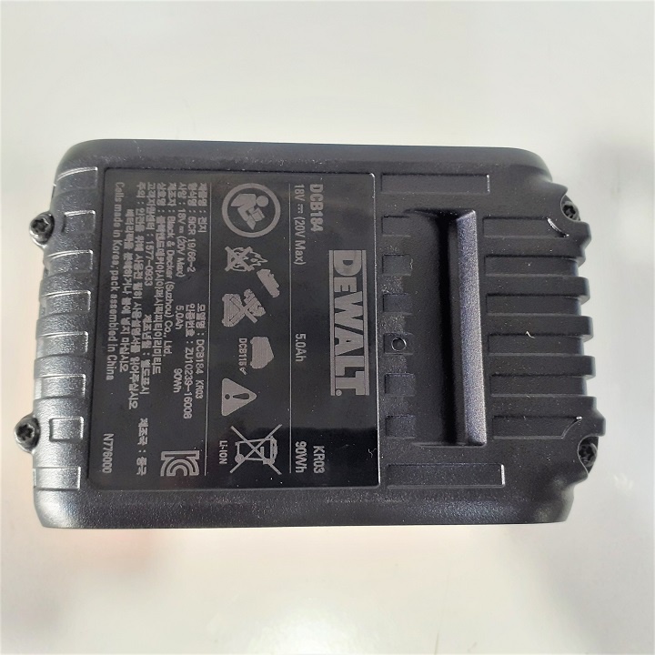 Pin Lithium ion 18V 5.0Ah DeWALT DCB184