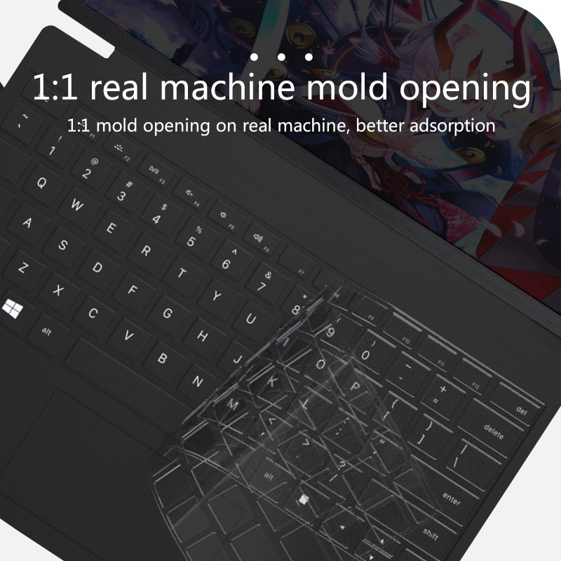 Miếng Dán Bảo Vệ Bàn Phím Laptop Hai Trong Một Cho Microsoft new surface Pro 5 Pro 6 Pro 7 notebook GO / 3 / 4 12.4 13.5 inch