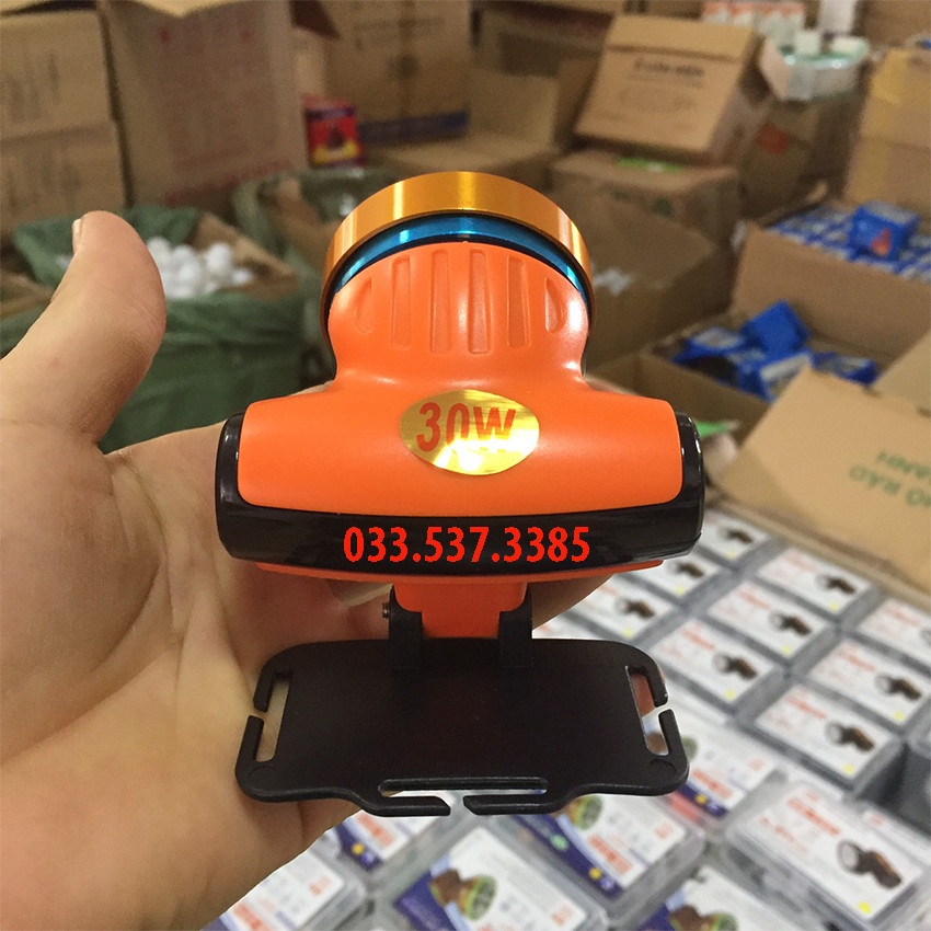 Đèn mini siêu sáng, đèn bin đội đầu K6 thiết kế nhỏ gọn thông minh với hướng xoay 90 độ