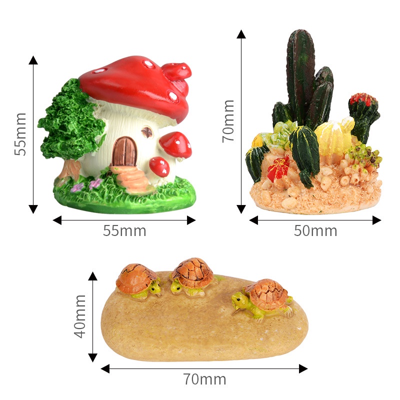 Vật Liệu Trang Trí Bể Cá Bằng Nhựa resin