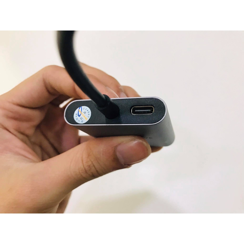 Cổng Chuyển/Hub USB-C 3in1 HDMI 4K, USB-C, USB-A 3.1 HyperDrive