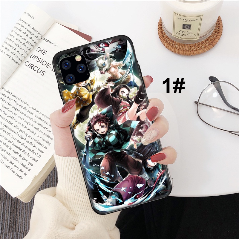 Ốp Điện Thoại Mềm Hình Anime Demon Slayer Cho iPhone 7 8 7+ 8+ 6+ 6S+ XR XS Max 5 5s C28