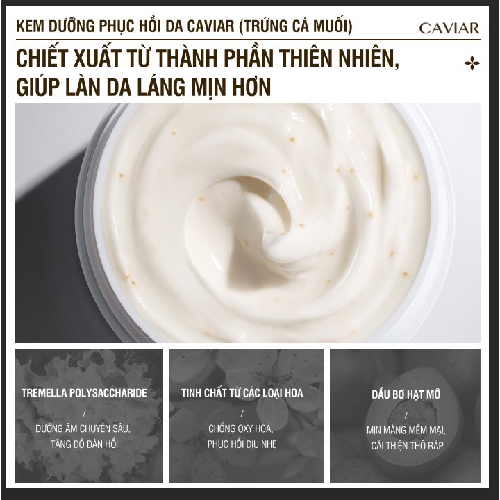 Bộ Kem Dưỡng Giảm Mụn &amp; Làm Sáng Da Ciyaoo Peptide &amp; Caviar Ngày – Đêm 40g x2 hộp