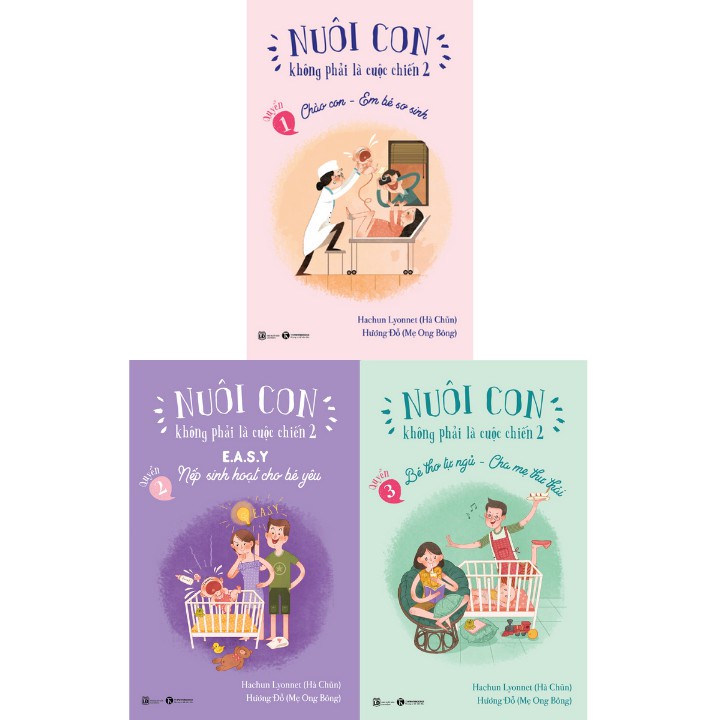 Sách - combo Nuôi con không phải cuộc chiến phần 2 - bộ 3 cuốn