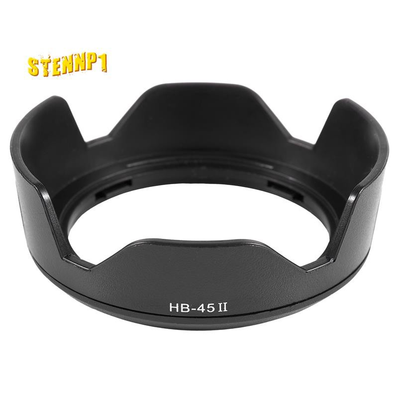 Lens Hood Camera HB-45 II Bayonet Lens Hood for Nikon AF-S DX NIKKOR 18-55mm F / 3.5-5.6G VR Black