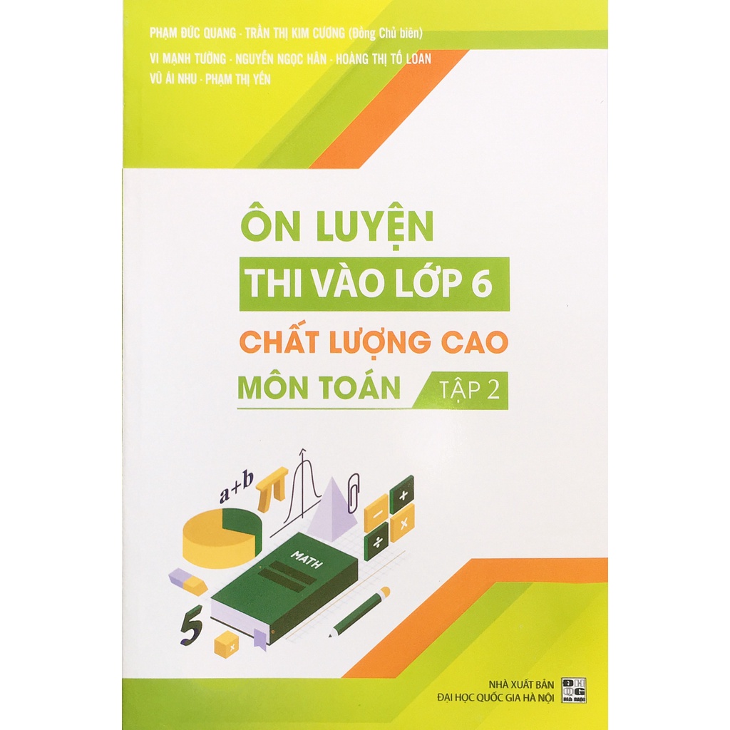 Sách FM - Ôn Luyện Thi Vào Lớp 6 Chất Lượng Cao Môn Toán tập 2 (B75)