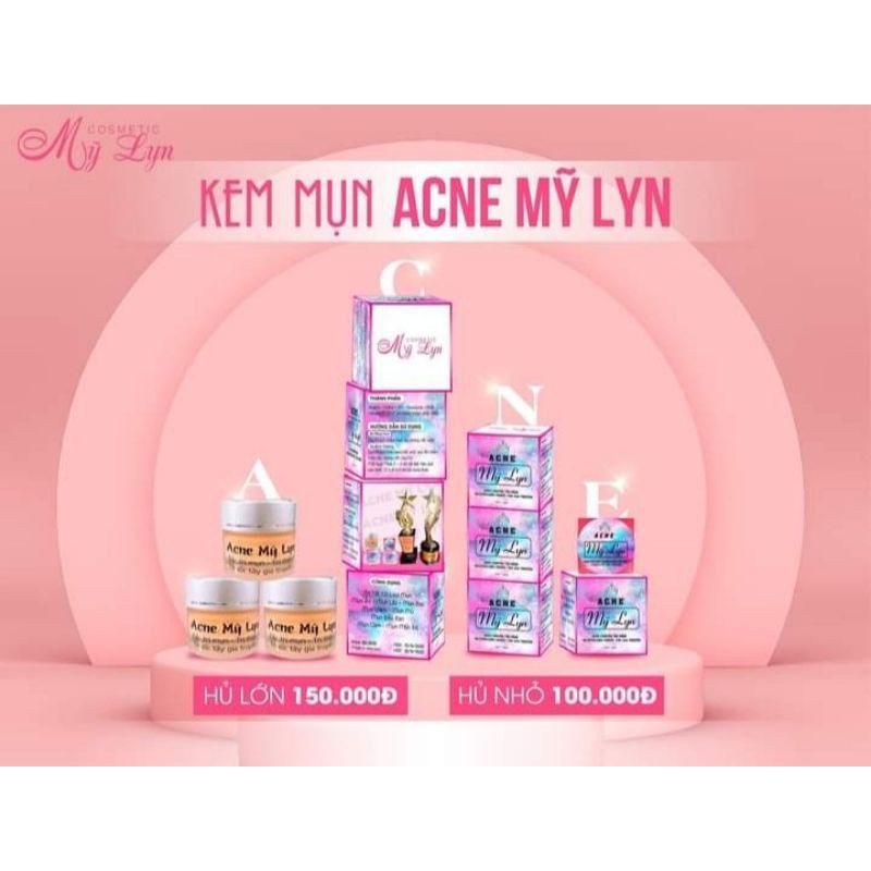 kem mụn Acne mỹ lyn ( tặng son)