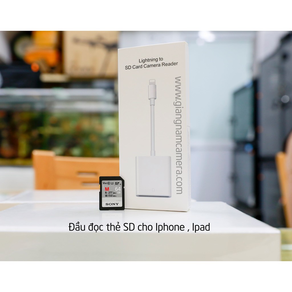 Đầu Đọc Thẻ OTG SD / MicroSD Cho IPhone, IPad, Samsung . | BigBuy360 - bigbuy360.vn