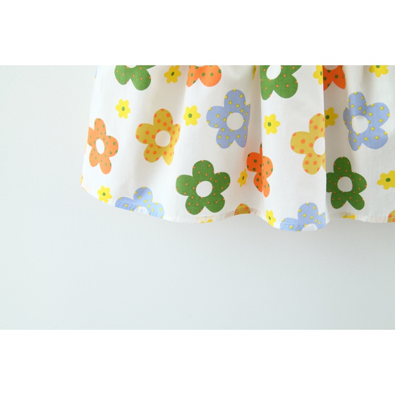 Size 7kg - 17kg - Set váy đầm cho bé gái họa tiết bông hoa xinh xắn
