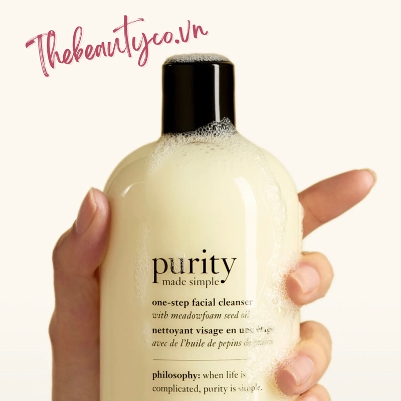 Sữa rửa mặt philosophy PURITY MADE SIMPLE one-step facial cleanser