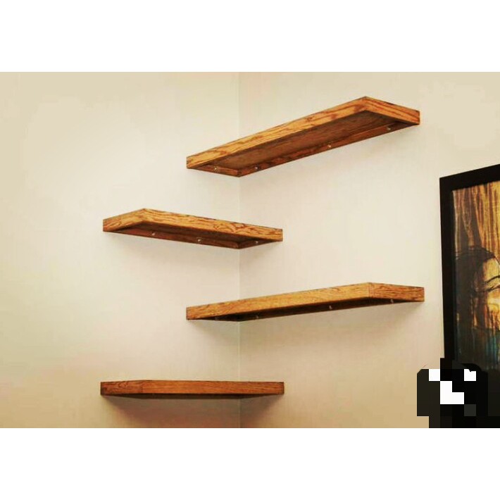 Thanh gỗ Thông Dài 60 cm I Giá kệ decor