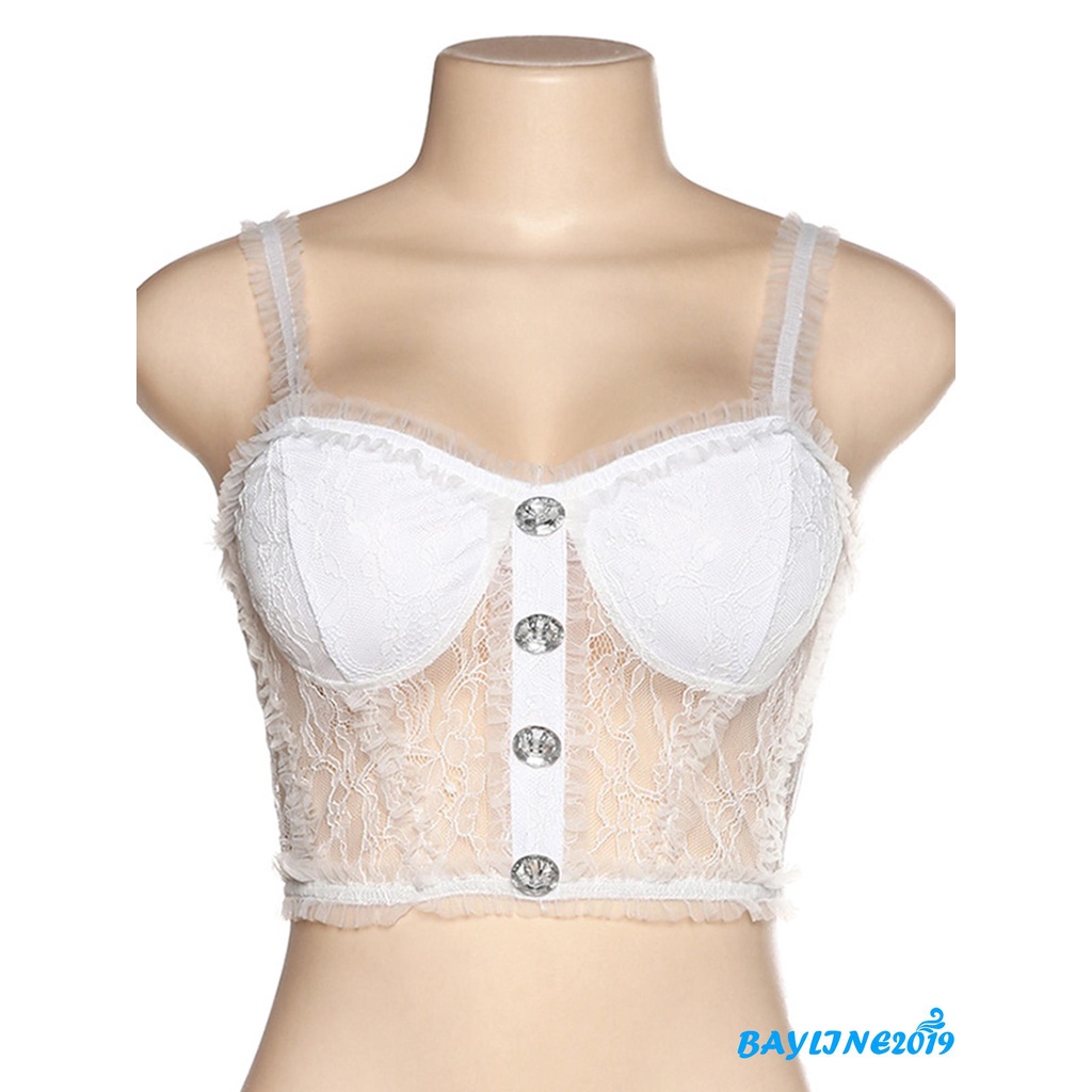 Áo Croptop Hai Dây Thiết Kế Đơn Giản Quyến Rũ Cho Nữ