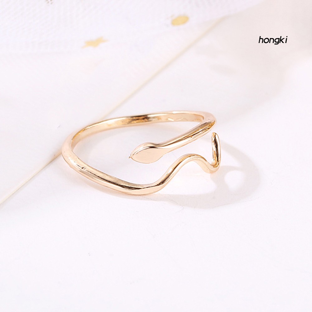 Nhẫn Hợp Kim Hình Sóng Nước Thời Trang Cho Nữ