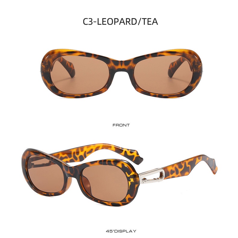 Kính Mát Gọng oval Thời Trang hip hop Cá Tính 2022