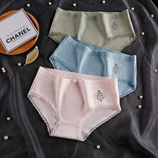 Quần lót Nữ Cotton, Quần lót cạp sọc cao cấp xuất Nhật - UD011