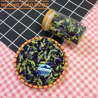 500g hoa đậu biếc khô loại đẹp không vụn - pha trà, tạo màu thực phẩm