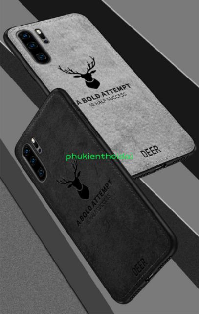 Ốp lưng Huawei P30 Pro FREESHIP Từ 50k chống sốc vải đầu hươu cao cấp