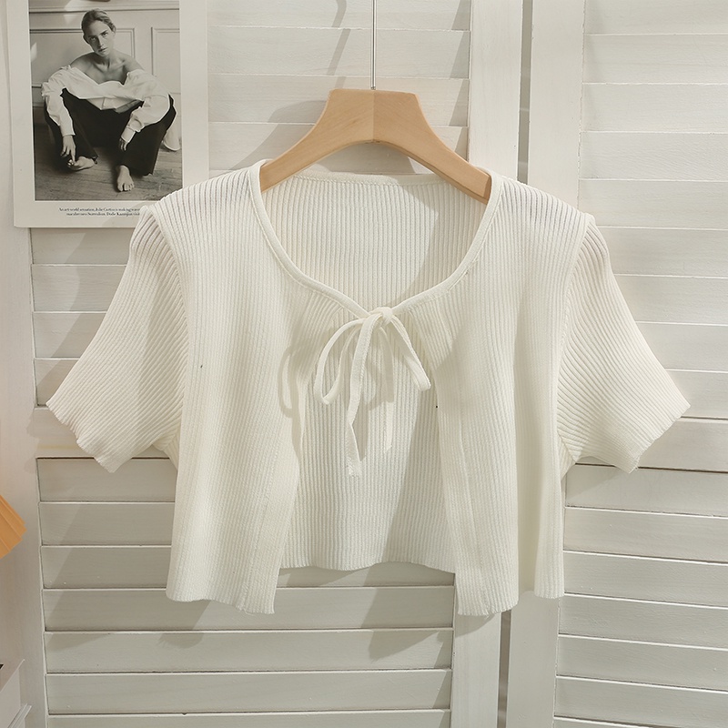 Set Áo Khoác Bigsize Gồm Áo Khoác Ngoài Và Áo Dây Trong Chất Thun Gân Lên Phom Cực Dễ Thương MÃ G6