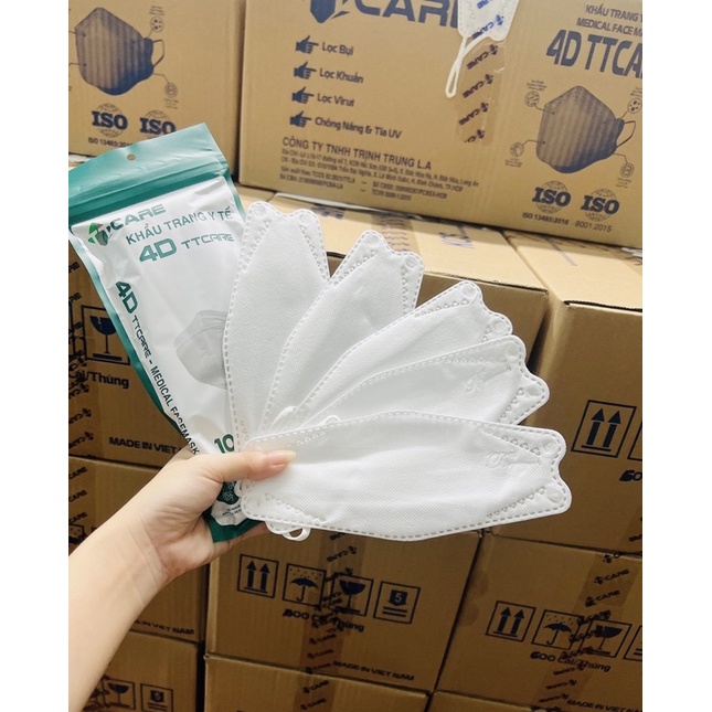 THUNG 300c KHẨU TRANG KF94 TT CARE TRẮNG