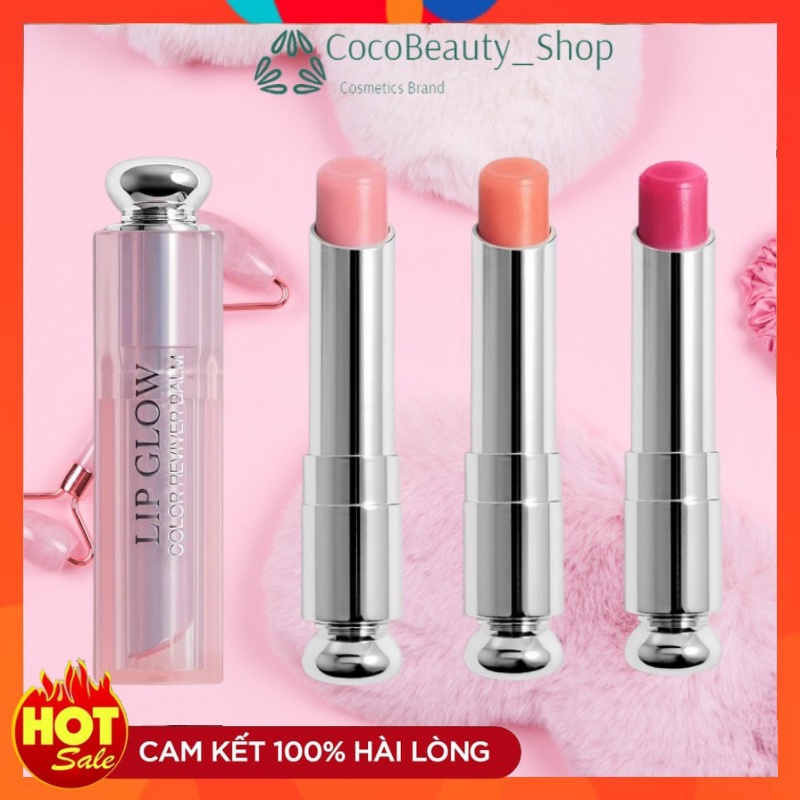 Son Dưỡng Môi DIOR Addict Lip Glow - Full box Mã 001- 004 Full size 3.5g