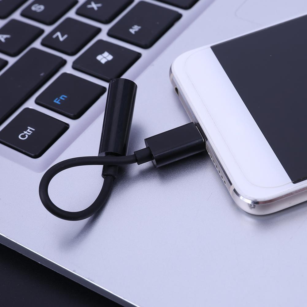 Dây cáp chuyển đổi đầu USB 3.1 Type-C sang lỗ cắm tai nghe 3.5mm độc đáo