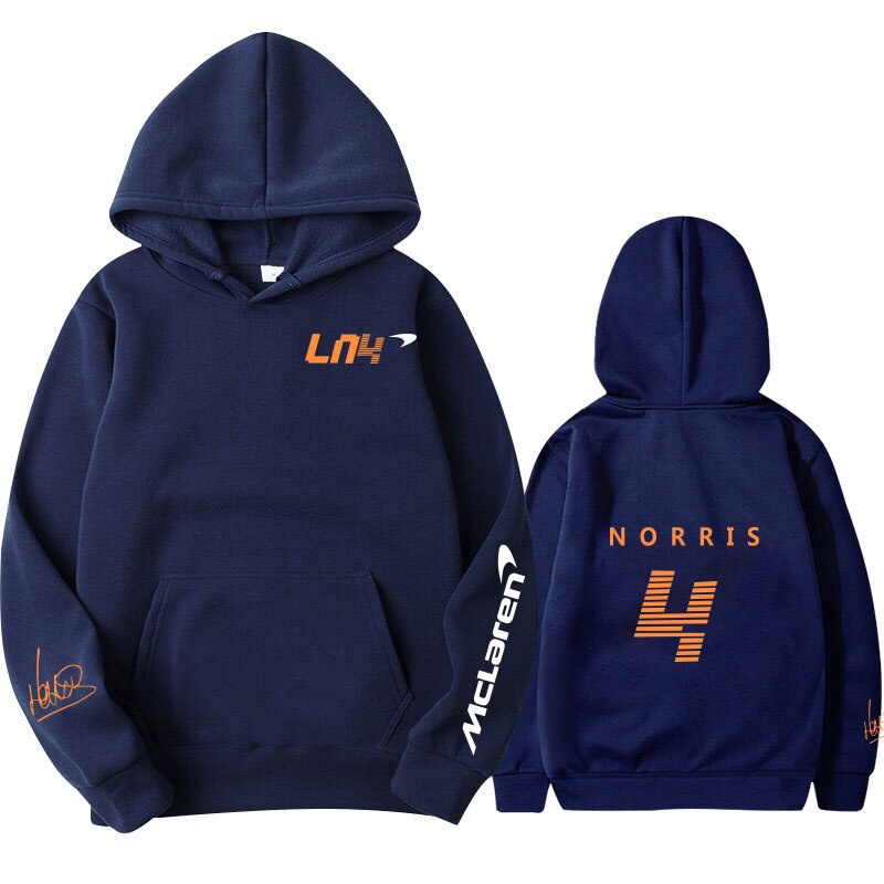 Áo Hoodie Thể Thao In Logo Đội Đua Lando Norris Mclaren F1 Cho Nam Và Nữ