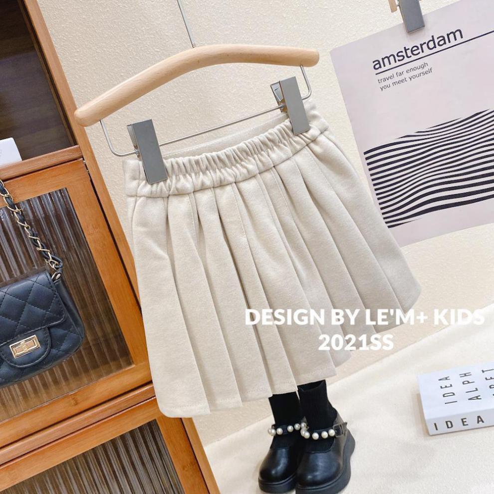 CHÂN VÁY DẠ XẾP LY CHO BÉ- HÀNG QCCC CHẤT ĐẸP FORM ĐẸP