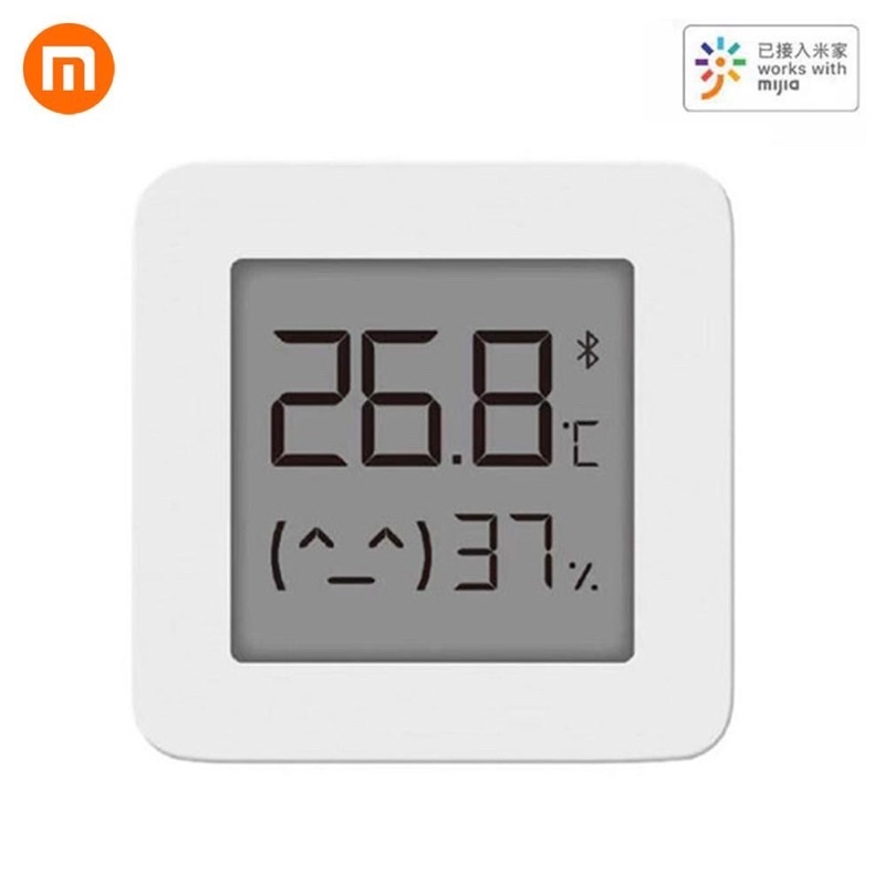 Nhiệt ẩm kế Xiaomi Mijia (gen2) kết nối với app Mihome - Hàng chính hãng | DVINCE Store