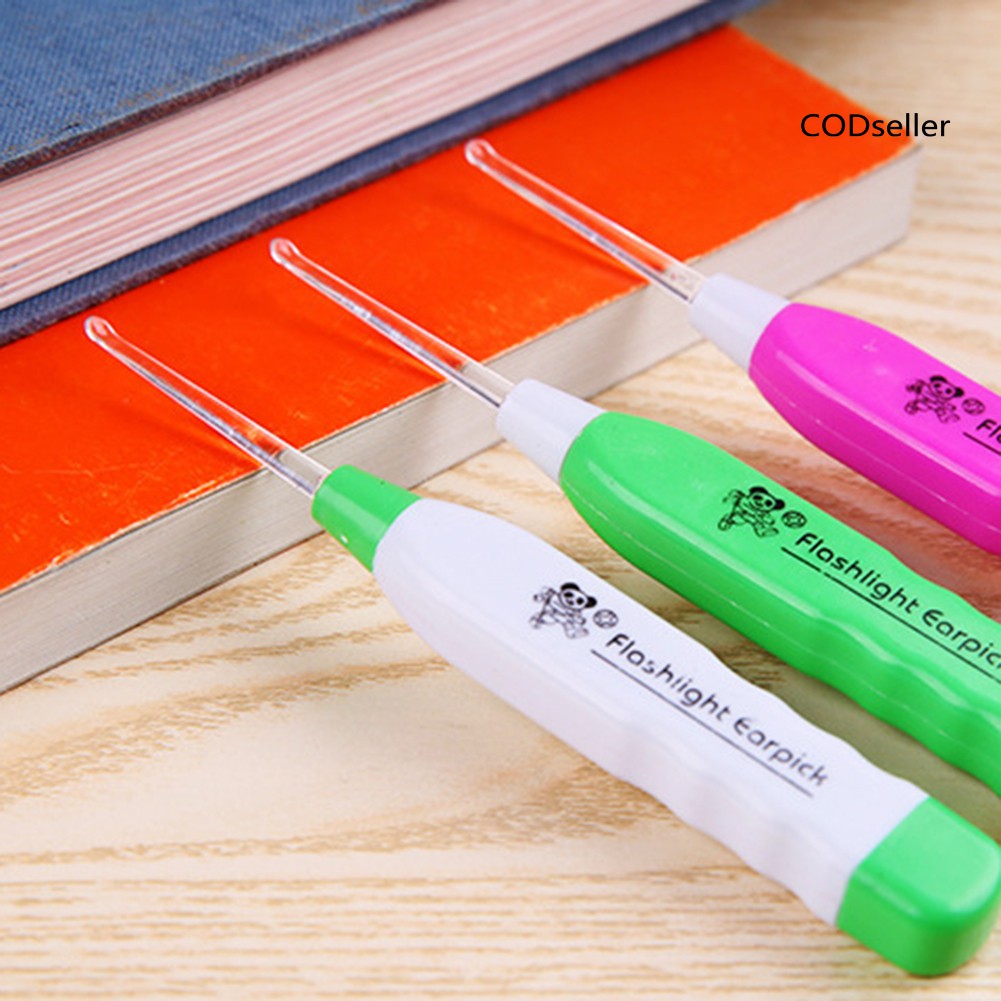 Dụng Cụ Lấy Ráy Tai Có Đèn Led Kèm 3 Đầu Thay Thế