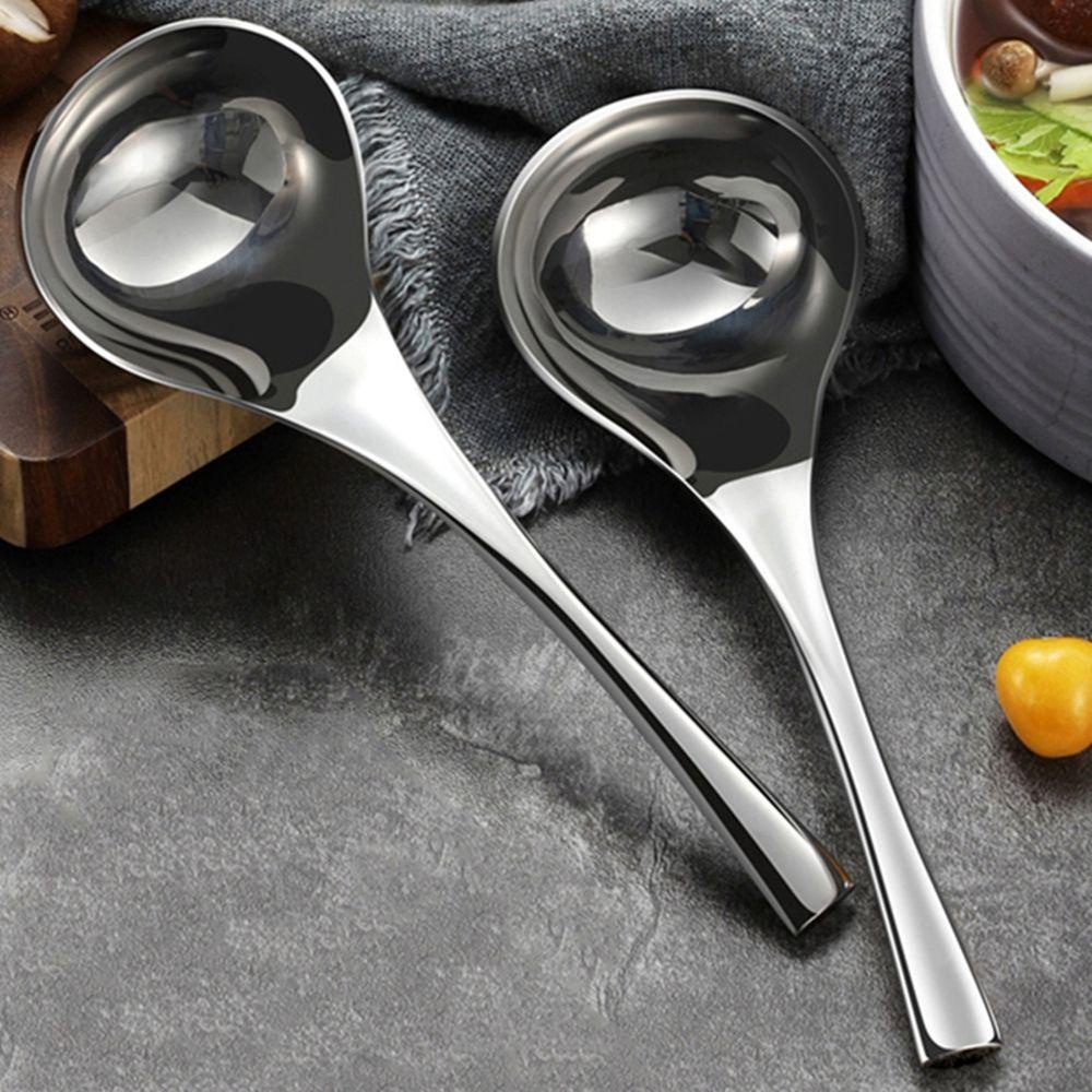 Muỗng Múc Canh Bằng Thép Không Gỉ Thiết Kế Tiện Lợi Dễ Dùng