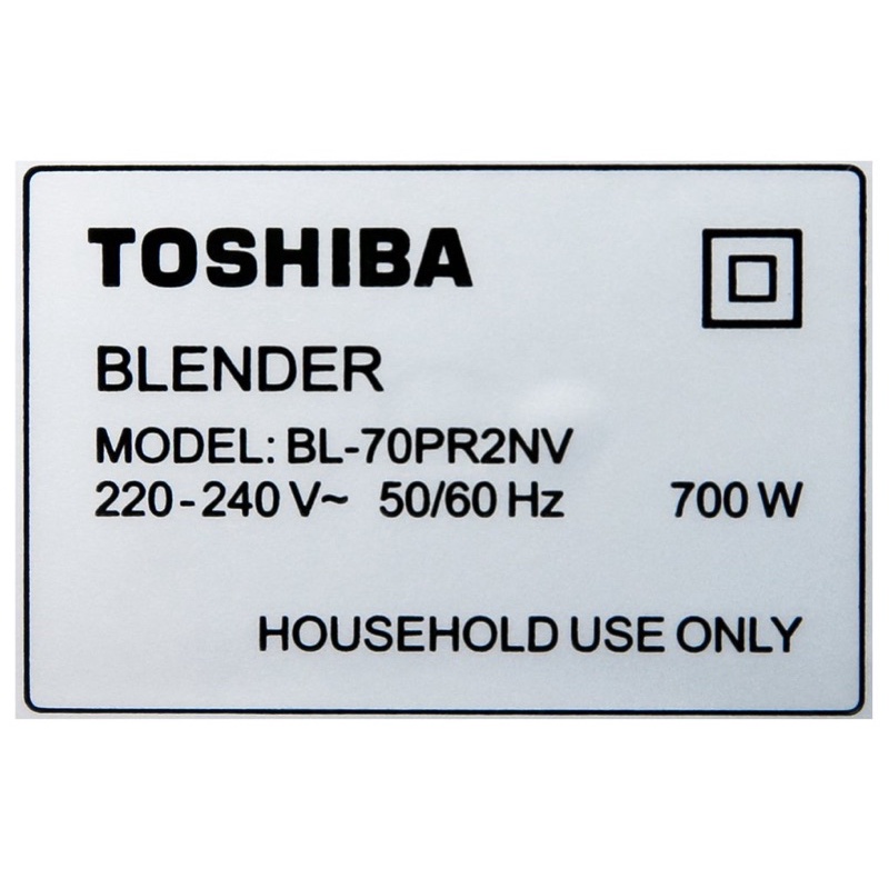 Máy xay sinh tố Toshiba BL-70PR2NV -[ HÀNG CHÍNH HÃNG BẢO HÀNH 12 THÁNG