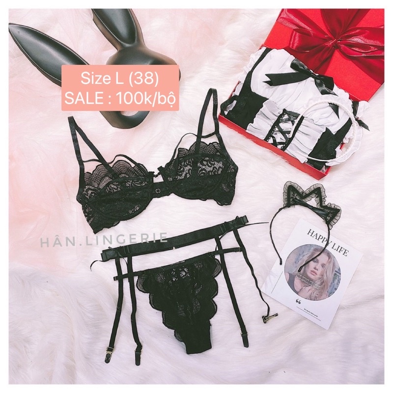 Bộ đồ lót ren BIGSIZE 38(L) Ảnh thật tại shop- có giao Hoả Tốc | BigBuy360 - bigbuy360.vn