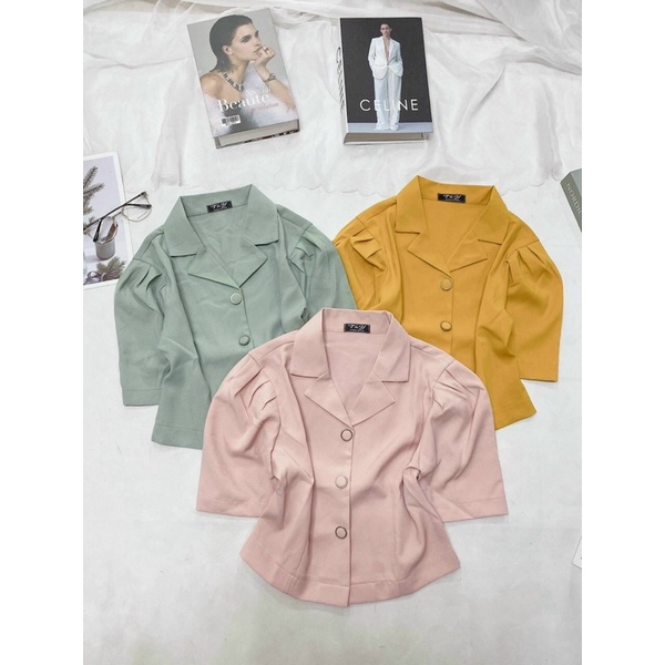 ÁO KIỂU THIẾT KẾ FORM NGẮN