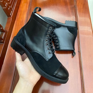 Giày cao cổ Ankle boots Da bò nhập khẩu