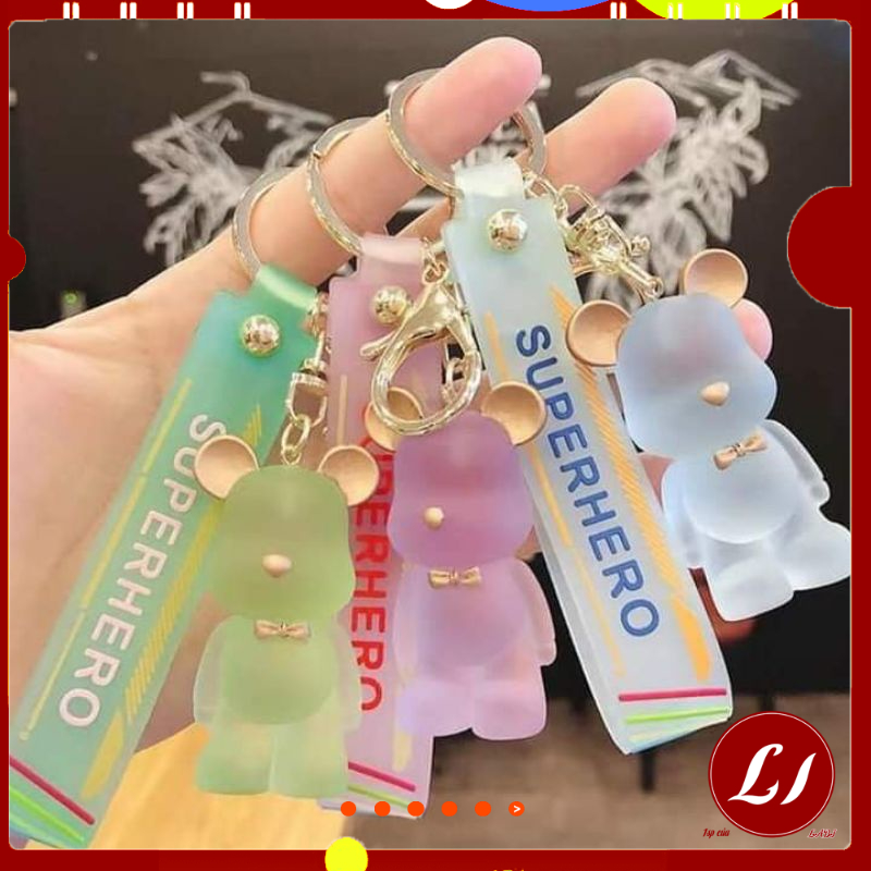 Bộ móc khóa Super siêu dễ thương, trang trí đẹp- Nhiều mẫu